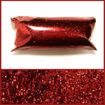 Royal Red Glitter, Fine .015&quot; Cut, Solvent Resistant, Nail Poish, Lip Gloss - £0.93 GBP+