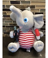 Vintage 1993 COCA-COLA Stuffed Elephant in Swimsuit Plush Animal Toy 9&quot; ... - $160.12 MXN