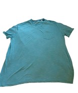 GUESS Women&#39;s XXL Teal V-Neck T-Shirt – Short Sleeve Casual Top - $165.24 MXN