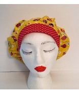Ladybug  Medical/)( Surgical Bouffant Scrub Hat,  Adjustable, Contrast Brim - $20.33 CAD