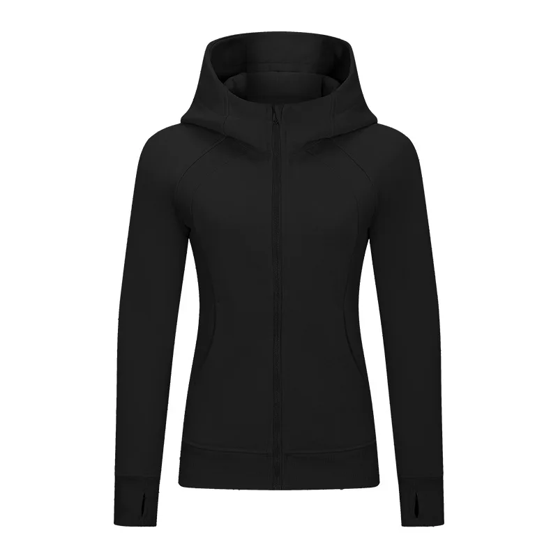 Winter Thick Warm Hooded Jackets Lulugym Women Autumn Casual Thumb Hole Zip  Coa - £157.91 GBP