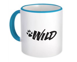 Wild Wildlife Tiger Paw Print : Gift Mug Animal Savage Lion For Best Friend Fath - £12.81 GBP