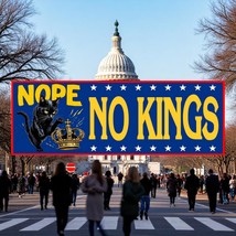 No Kings In America Since 1776 NOPE Car Magnet, Anti Fascism Bumper Stic... - $76.04 MXN+