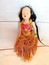 1940s 50s Hula Girl Dancer Hawaii Celluloid Doll vintage - £17.22 GBP