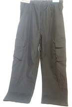 Girls Cargo Pants High Elastic Waist Straight Leg w Pockets 13-14 Years 196 - £11.10 GBP