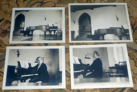 Helen Frances Brewer Walker (4) Photos on Grand Piano - Hingham, MA, 1940s - $24.75