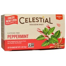 Celestial Seasonings Peppermint Herbal Tea (6 Boxes) - £16.98 GBP