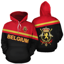 Belgium Country Flag Hoodie Adults And Youth - £44.04 GBP