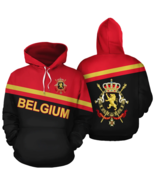 Belgium Country Flag Hoodie Adults And Youth - $76.57 CAD