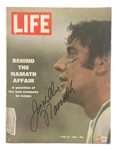 Joe Willie Namath New York Jets Signé Vie Revue Juin 20 1969 Bas - £381.50 GBP