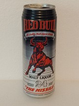 Red Bull A Schlitz Malt Liquor Brand Rare 24 oz The Missile Beer Can - £11.97 GBP