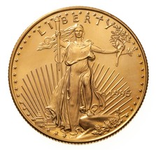 Moneda De Oro Americana Eagle De 1/2 Oz. $25 De 1995 Fecha Clave! - $3,841.84
