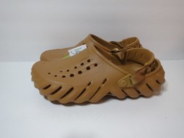 New Crocs Echo Clogs Mens Size 10 Sand Brown (207937-202) NWT Shoes Slides - $62.88