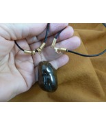 (PP31-17) Real Jumbo MOOSE POOP doo doo turd nugget NECKLACE weird fun a... - $18.69