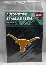 University Of Texas Logo Official NCAA Molded Self-Adhesive Auto Emblem NEW - £9.51 GBP