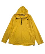 LL Bean Pullover Jacket Mens XL Yellow Hooded Nylon Windbreaker Hiking O... - $592.03 MXN