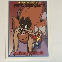 Fievel Goes West trading card Vintage #145 Making Friends - $1.97