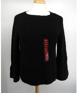 Style &amp; Co Womens Black Long Sleeve Sweater XL NWOT - £10.82 GBP