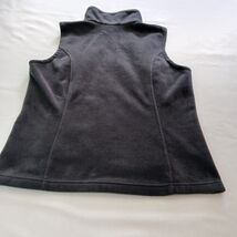 Columbia Sportswear Vest Women’s Large Black Fleece Benton Springs - (WL1023) image 2