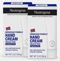 Neutrogena Norwegian Formula Hand Cream 2oz (56g) - Pack of 2, Glycerine... - $12.82