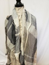 INC Scarf Silver Gray White Sparkle OS - $11.39