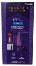 Haunted Living 180 Count LED Purple Micro Curtain Light Indoor/Outdoor #5265930 - $24.74