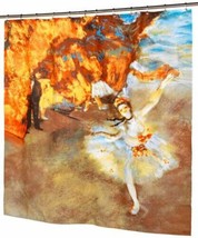 The Star By Edgar Degas Fabric Shower Curtain Ballerina Museum Collection - £25.88 GBP