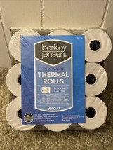 Thermal Rolls Berkley Jensen 9ct. 3-1/8” -7/16” Core New Sealed - £15.69 GBP
