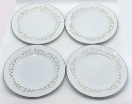 Vintage Set of 4 Sheffield Elegance 10&quot; Dinner Plate Fine China Japan 502 - £15.65 GBP