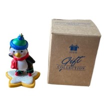 Vintage Avon Gift Collection Frosty Treats Penguin Christmas Ornament - £6.29 GBP