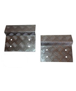 DIAMOND PLATE ALUMINIUM LOADING RAMP END KIT, SNOWBLOWER, GO CART  101 - $41.09 CAD