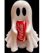 COCA COLA Ghost Figurine Holding Coke Can Halloween w/ sticker Tiktok Viral - €67,69 EUR