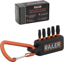 Railer Double Square 8 Point Star Bit Set - Premium S2 Steel 1 Inch Impact Drive - £11.89 GBP