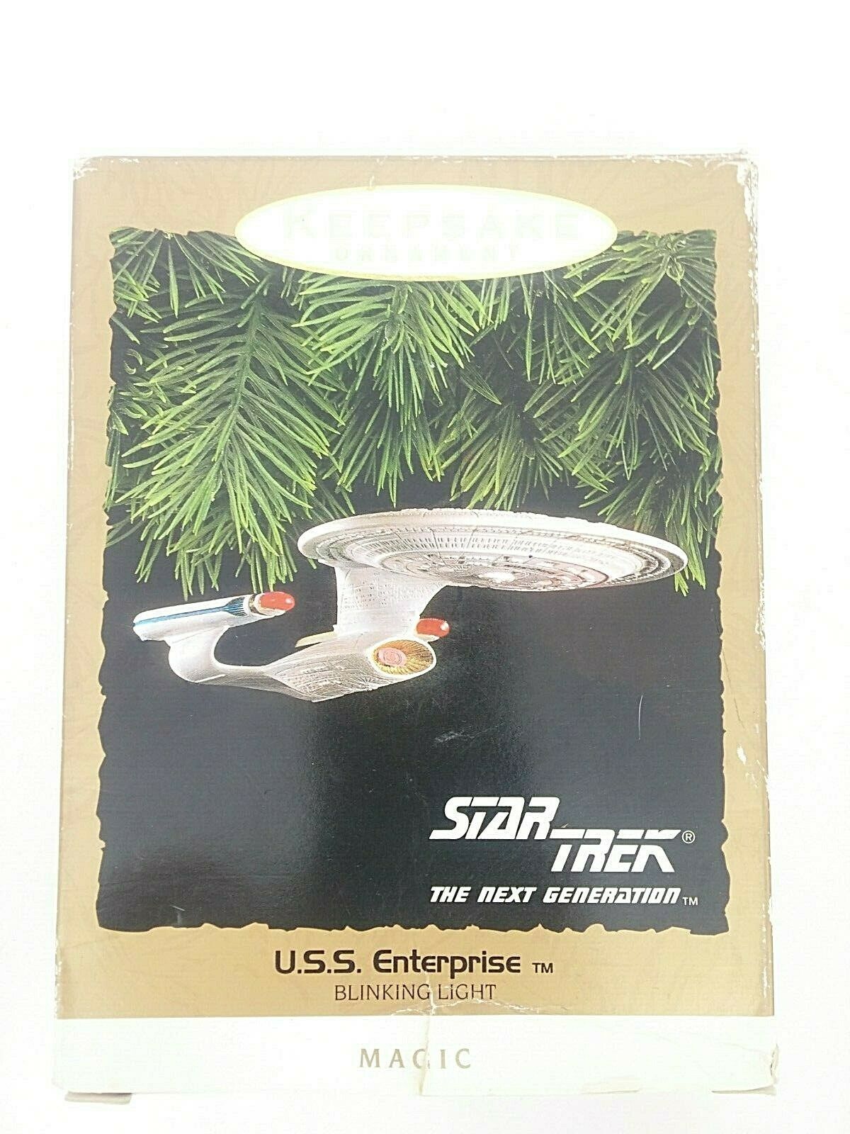 Hallmark Keepsake Star Trek The Next Generation USS Enterprise. 1993.  New - $18.66