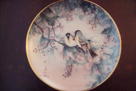 The Franklin Mint Heirloom &quot;Finches And Palm&quot; Signed By J. Cheng[5-2] - £27.40 GBP