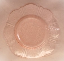 American Sweetheart Pink Saucer MacBeth Evans Depression Glass - £10.27 GBP