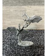 Vintage 1988 GALLO Pewter Dragons Fighting Over Crystal Figurine J. GUTHRIE - €18,90 EUR