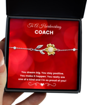 Coach New Job Promotion Bracelet Birthday Gifts - Sunflower Bracelet Jewelry  - $49.95