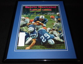 Tom Matte Signed Framed 1969 Sports Illustrated Magazine Cover Colts - £46.43 GBP
