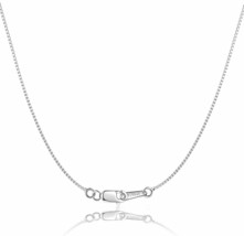 18K Gold Plated Sterling Silver Chain for Women Girl Silver Chain Necklace 18in - £11.13 GBP