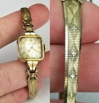 Vintage Gruen watch Ladies Wrist 1960&#39;s Guildite veri-thin hand wind 16mm - $44.95 CAD
