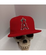 Los Angeles Angels MLB New Era 9Fifty Red Baseball Hat Snapback Medium T... - £14.55 GBP