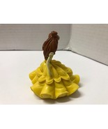 Disney Beauty and the Beast 3&quot; Belle On Bench Princess PVC Cake Topper F... - £5.45 GBP