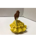Disney Beauty and the Beast 3&quot; Belle On Bench Princess PVC Cake Topper F... - $6.93