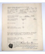 Vtg USMCR Discharge Papers Quantico Lawrence Flynn 2nd Battalion Spec. T... - $10.00