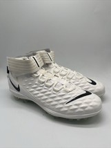 Nike Force Savage Pro 2 Mid White Football Cleats AH4000-100 Men’s Size 13.5 - £78.68 GBP