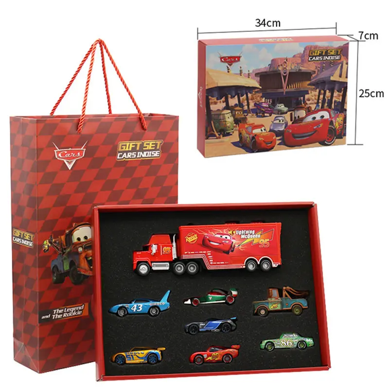 Disney Pixar Cars 3 Metal Diecast lightning McQueen Mater Champion Car -8PCS - $57.58