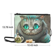 Chesire Cat Nylon Slim Clutch Bag 10.43&quot;(L) x 13.78&quot; (H) - $24.00