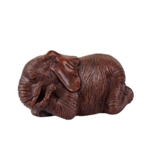 Red Mill Mfg Sleeping Elephant Handcrafted Figurine - £17.85 GBP