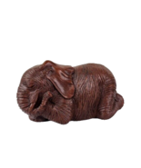 Red Mill Mfg Sleeping Elephant Handcrafted Figurine - £17.82 GBP